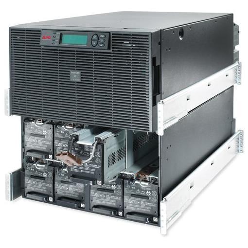 APC Smart-UPS RT - UPS (montabile in rack) - 220/230/240 V c.a. V - 12 kW - 15000 VA - 3 fasi / 1 fase - Ethernet 10/100, RS-232 - connettori di uscita 10 - 12U - nero - per P/N: AR2487G, AR3105W, AR3140G, AR3155W, AR3305W, AR3340G, AR3355SP, AR3355W, NBWL0356A
