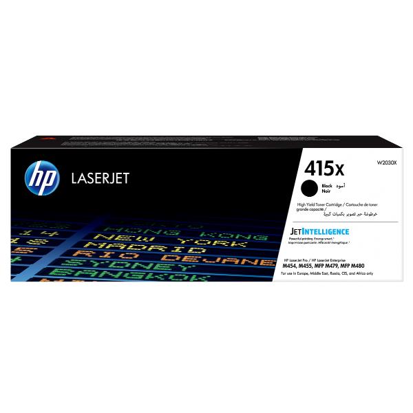 HP 415X - Alta resa - nero - originale - LaserJet - cartuccia toner (W2030X) - per Color LaserJet Pro M454, MFP M479