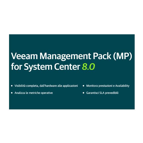 Veeam 24/7 Uplift - Supporto tecnico - per Veeam Management Pack Enterprise Plus for VMware - 1 socket - consulenza telefonica - 1 mese - 24x7