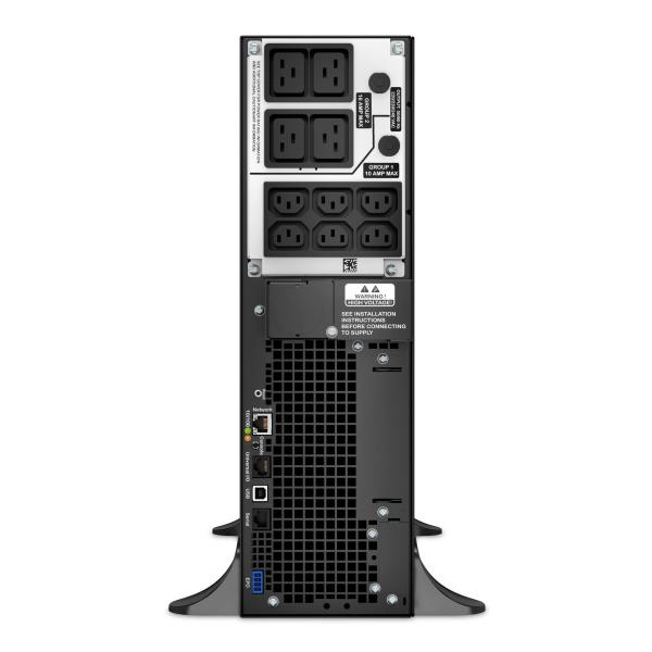 APC Smart-UPS SRT 5000VA - UPS (installabile in rack / esterno) - 230 V c.a. V - 4500 Watt - 5000 VA - Ethernet 10/100, USB - connettori di uscita 12 - 3U - nero - per P/N: SRT192BPUS, SRT192RMBP2US, SRT192RMBPUS, SRT6KXLTUS, SRT72RMBPUS, SRT96RMBPUS