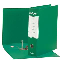 Esselte Oxford G85 - Cartellina con meccanismo a leva - larghezza dorsale 80 mm - per 230 x 300 mm - verde (pacchetto di 6)