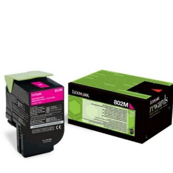 Lexmark 802ME - Magenta - originale - cartuccia toner LCCP, LRP - per Lexmark CX310dn, CX310n, CX410de, CX410dte, CX410e, CX510de, CX510dhe, CX510dthe