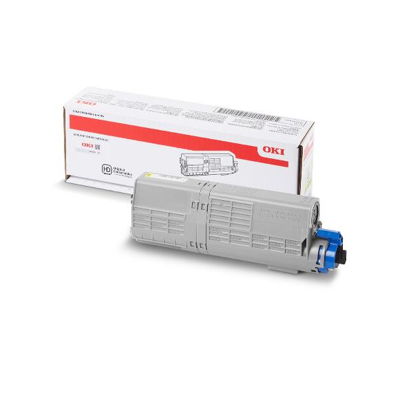 OKI - Giallo - originale - cartuccia toner - per OKI MC563dn, MC563dnw; C542dn