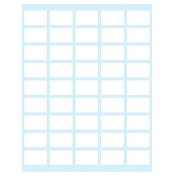 Tico Export - Carta - Satinata - autoadesivo permanente - bianco - 22 x 14 mm 450 etichette (10 foglio(i) x 45) blister - etichette