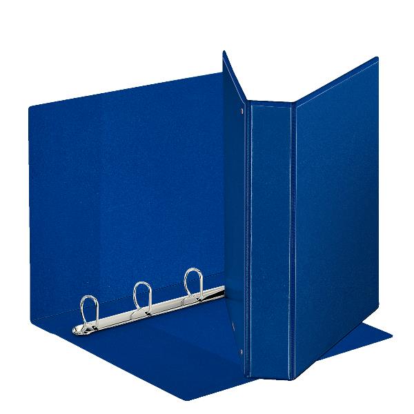 Esselte - Raccoglitore ad anelli - larghezza dorsale 63 mm - per 220 x 300 mm, A4 Maxi - capacità 380 fogli - blu