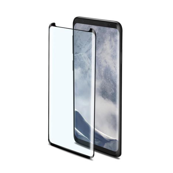 Celly - Protezione per schermo per telefono cellulare - 3D - vetro - per Samsung Galaxy S9+
