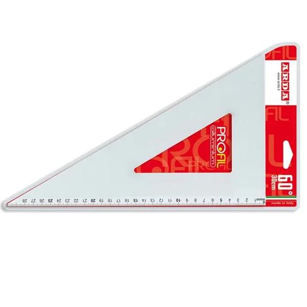 ARDA - Squadra - 30 cm - 30°, 60° - Alluminio