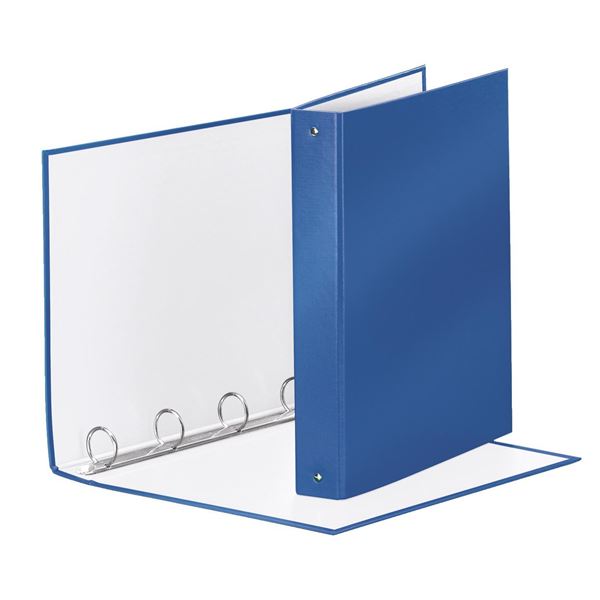Esselte Meeting - Quaderno ad anelli - larghezza dorsale 40 mm - per 220 x 300 mm - capacità 200 fogli - metallizzato blu