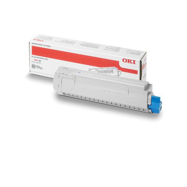 OKI - Ciano - originale - cartuccia toner - per OKI MC851, MC861