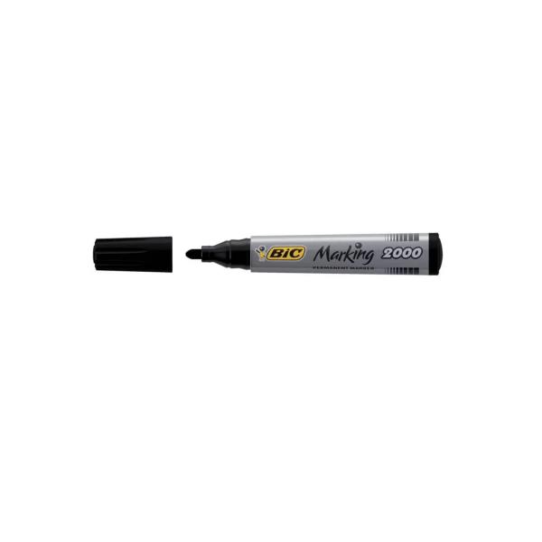BIC Marking 2000 - Marcatore - permanente - nero - inchiostro a base alcolica - 1.7 mm (pacchetto di 12)
