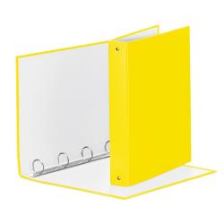Esselte - Quaderno ad anelli - larghezza dorsale 40 mm - per 220 x 300 mm - capacità 200 fogli - giallo vivo