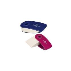 Faber-Castell SLEEVE Mini - Gomma - blu, mora - plastica (pacchetto di 24)