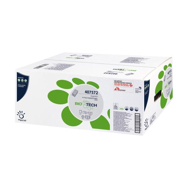 Papernet - Asciugamani di carta - pura cellulosa - 210 fogli - piega a V - bianco
