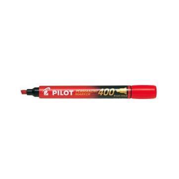 Pilot 400 - Marcatore - permanente - rosso - inchiostro a base olio - 4 mm - larga (pacchetto di 20)