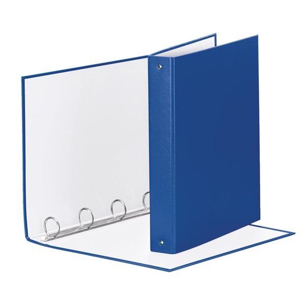 Esselte - Quaderno ad anelli - larghezza dorsale 40 mm - per 220 x 300 mm - capacità 200 fogli - blu