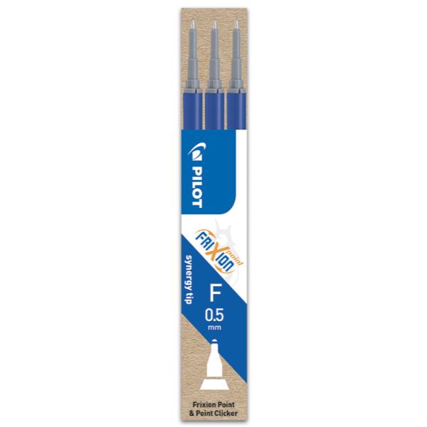 Pilot FriXion Point - Refill - blu - inchiostro gel - 0.5 mm - fine (pacchetto di 3)