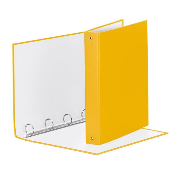 Esselte Meeting - Quaderno ad anelli - larghezza dorsale 40 mm - per 220 x 300 mm - capacità 200 fogli - giallo
