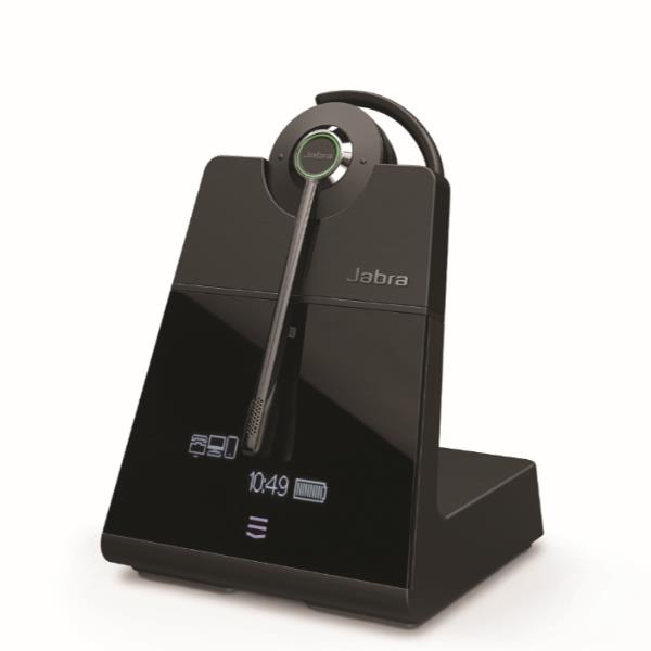 Jabra Engage 75 Convertible - Cuffie con microfono - over ear - convertibile - DECT - senza fili - NFC