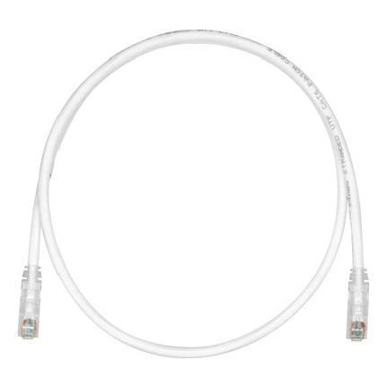 Panduit TX6 PLUS - Cavo patch - RJ-45 (M) a RJ-45 (M) - 5 m - UTP - CAT 6 - IEEE 802.3at - schermato, senza alogeni, antiaggrovigliamento, bloccato - bianco spento