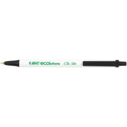 BIC ECOlutions CLIC STIC - Penna a sfera - nero - 1 mm - medio - retrattile (pacchetto di 50)