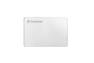 Transcend StoreJet 25C3S - HDD - 1 TB - esterno (portatile) - 2.5" - USB 3.1 Gen 1 (USB-C connettore) - argento