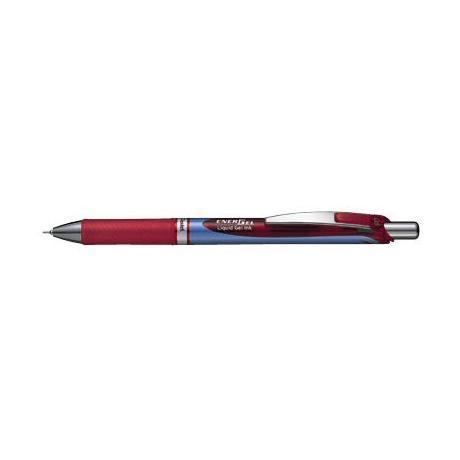 Pentel EnerGel XM - Penna a sfera - rosso - inchiostro gel - 0.5 mm - extra fine - retrattile