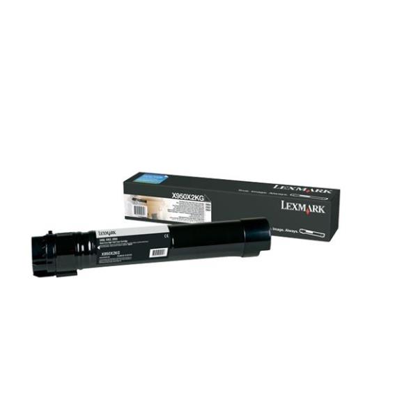 Lexmark - Extra High Yield - nero - originale - cartuccia toner LCCP - per Lexmark X950DE, X950dhe, X950dte, X952, X952DE, X952dhe, X952DTE, X954DE, X954DHE