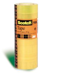 Nastro adesivo 508 - 19 mm x 33 m - PP - trasparente - Scotch - torre 8 rotoli