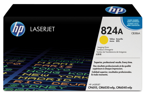 HP 824A - Giallo - originale - kit tamburo - per Color LaserJet CM6030, CM6040, CP6015