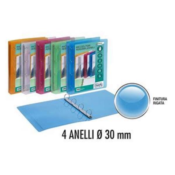 Favorit Lumina - Quaderno ad anelli - per 220 x 300 mm - disponibile in colori assortiti