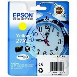 Epson 27XL - XL - giallo - originale - blister con allarme a radiofrequenza - cartuccia d'inchiostro - per WorkForce WF-3620, WF-3640, WF-7110, WF-7610, WF-7620, WF-7715, WF-7720