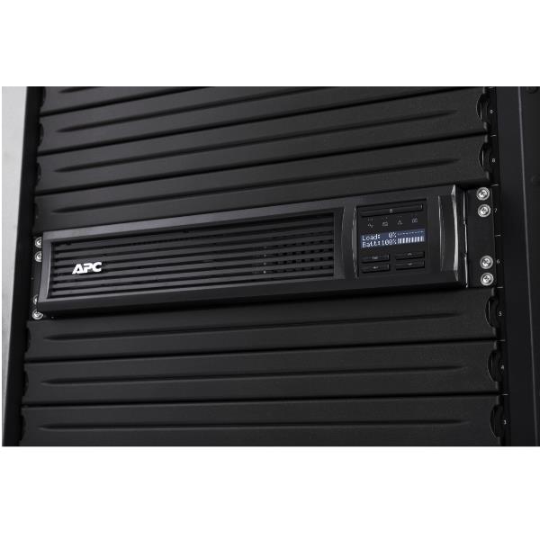 APC Smart-UPS 750VA LCD RM - UPS (montabile in rack) - 230 V c.a. V - 500 Watt - 750 VA - Ethernet, RS-232, USB - connettori di uscita 4 - 2U - nero - per P/N: AR3103SP, AR3106SP, AR4024SP, AR4024SPX429, AR4024SPX431, AR4024SPX432, NBWL0356A
