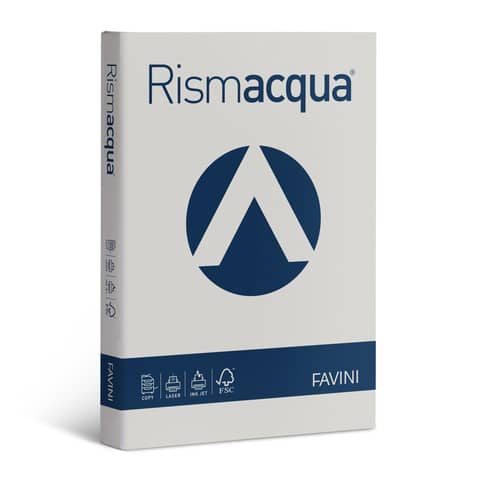 FAVINI HOME-OFFICE PROFESSIONAL Rismacqua - Ice - A4 (210 x 297 mm) - 90 g/m² - 300 fogli carta comune