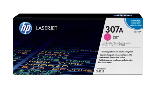 HP 307A - Magenta - originale - LaserJet - cartuccia toner (CE743A) - per Color LaserJet Professional CP5225, CP5225dn, CP5225n
