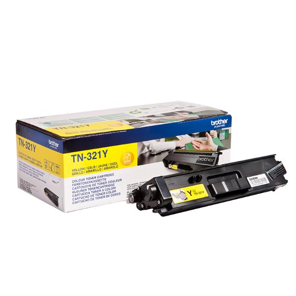 Brother TN321Y - Giallo - originale - cartuccia toner - per Brother DCP-L8400, DCP-L8450, HL-L8250, HL-L8350, MFC-L8650, MFC-L8850