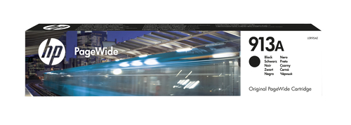 HP 913A - Nero - originale - PageWide - cartuccia d'inchiostro - per PageWide 352, MFP 377; PageWide Managed MFP P57750, P55250; PageWide Pro 452, 477, 552