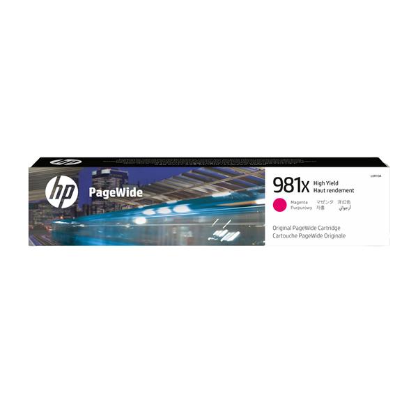 HP 981X - 116 ml - Alta resa - magenta - originale - PageWide - cartuccia d'inchiostro - per PageWide Enterprise Color MFP 586; PageWide Managed Color E55650