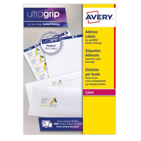 Avery - Bianco - 38.1 x 21.2 mm 6500 etichette (100 foglio(i) x 65) etichette