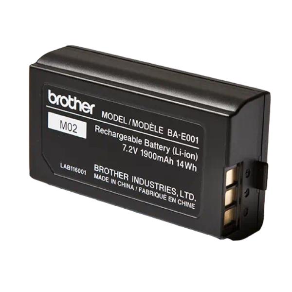 Brother BA-E001 - Batteria stampante - Ioni di litio - per Brother PT-P750; P-Touch PT-750, E300, E500, E550, H500, H75, P750; P-Touch EDGE PT-P750