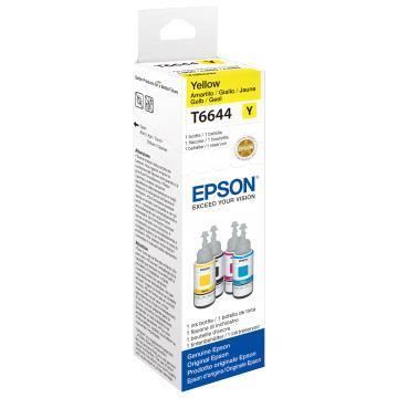 Epson T6644 - 70 ml - giallo - originale - ricarica inchiostro - per EcoTank ET-14000, ET-16500, ET-2500, ET-2550, ET-2600, ET-2650, ET-3600, ET-4500, ET-4550