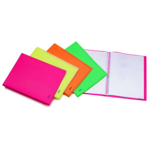 Favorit NEON - Porta listini - 30 compartimenti - per 220 x 300 mm - disponibile in colori assortiti
