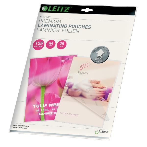 Leitz - Brillante, cristallino - A4 (210 x 297 mm) rivestimento di plastificazione