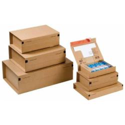 ColomPac CP 067 - Pacco postale - 51.5 cm x 33.5 cm x 17 cm - autoadesiva - marrone - pacco da 10