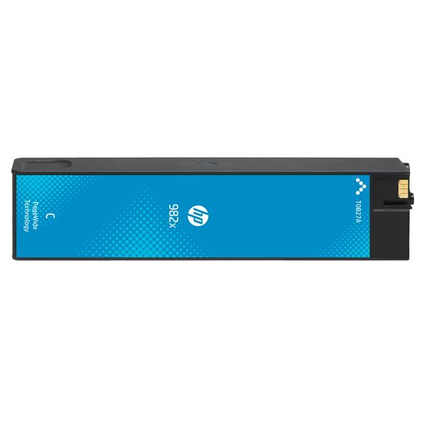 HP 982X - 116 ml - Alta resa - ciano - originale - PageWide - cartuccia d'inchiostro - per PageWide Enterprise Color 765, MFP 780; PageWide Enterprise Color Flow MFP 785