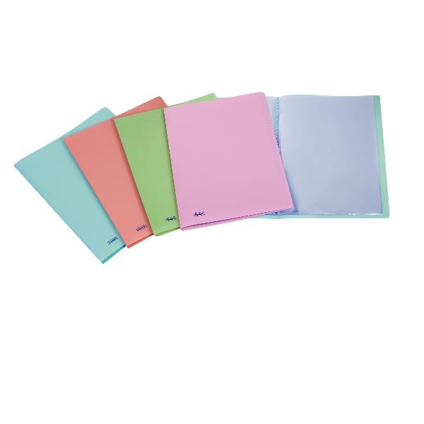Favorit Pastel - Porta listini - 60 compartimenti - per 220 x 300 mm - disponibile in colori assortiti
