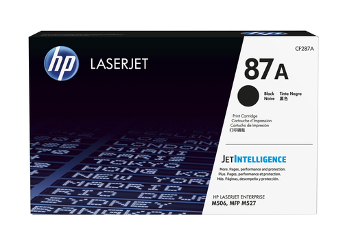 HP 87A - Nero - originale - LaserJet - cartuccia toner (CF287A) - per LaserJet Managed E50045; LaserJet Managed Flow MFP E52545