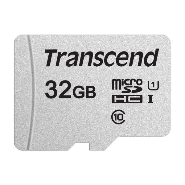 Transcend 300S - Scheda di memoria flash - 32 GB - UHS-I U1 / Class10 - microSDHC