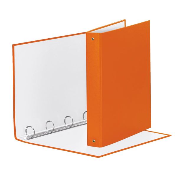Esselte Meeting - Quaderno ad anelli - larghezza dorsale 40 mm - per 220 x 300 mm - capacità 200 fogli - arancione