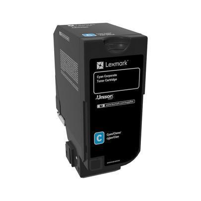 Lexmark - Ciano - originale - cartuccia toner LCCP, LRP, Lexmark Corporate - per Lexmark CS720de, CS720dte, CS725de, CS725dte, CX725de, CX725dhe, CX725dthe