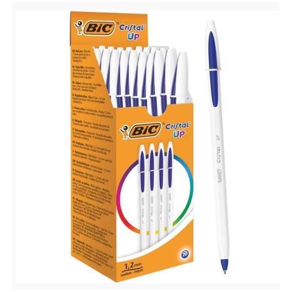 BIC Cristal UP - Penna a sfera - blu - 1.2 mm (pacchetto di 20)